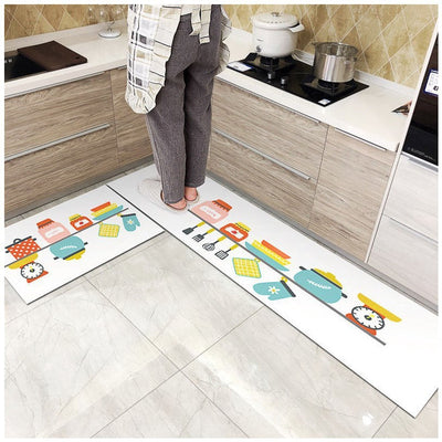 Deals Plus Kitchen Floor Mats, Long Oil-proof Foot Mats