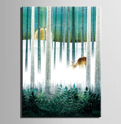 Deals Plus inkjet canvas mural