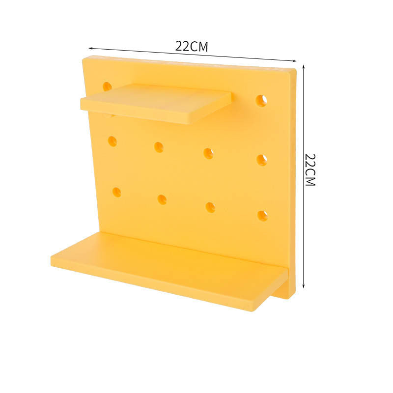 Deals Plus Household Plastic Hole Board Wall Shelves