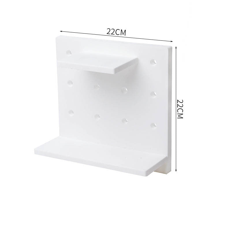 Deals Plus Household Plastic Hole Board Wall Shelves