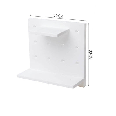 Deals Plus Household Plastic Hole Board Wall Shelves