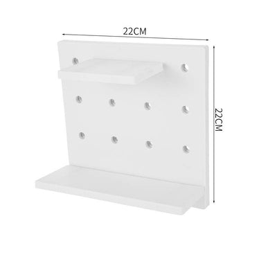 Deals Plus Household Plastic Hole Board Wall Shelves