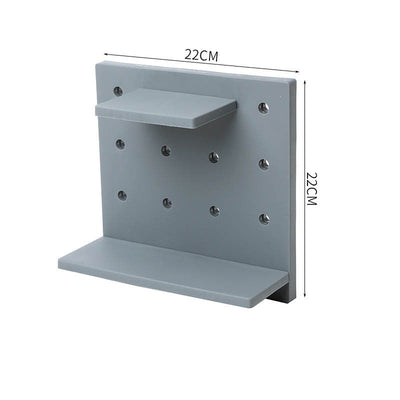 Deals Plus Household Plastic Hole Board Wall Shelves