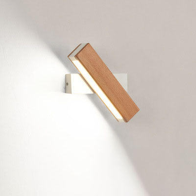 Deals Plus Wooden LED Wall Lamp Modern Adjustable