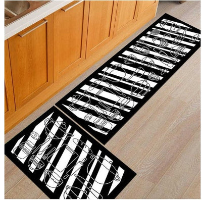 Deals Plus non-slip, oil-proof, household washable floor mats