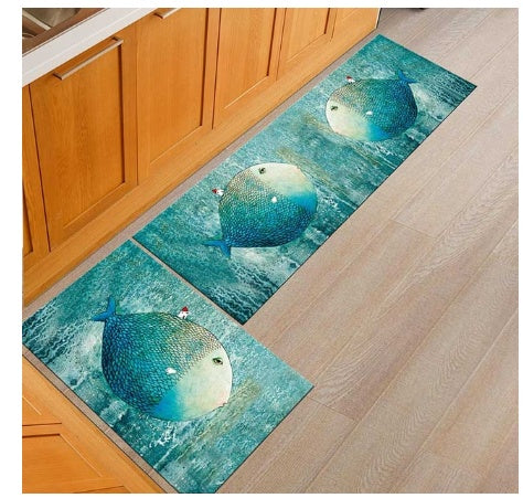 Deals Plus non-slip, oil-proof, household washable floor mats