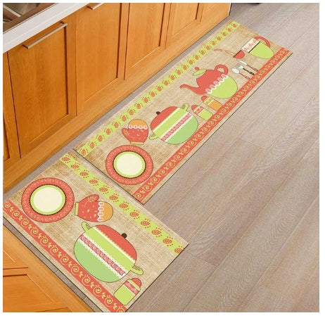 Deals Plus non-slip, oil-proof, household washable floor mats