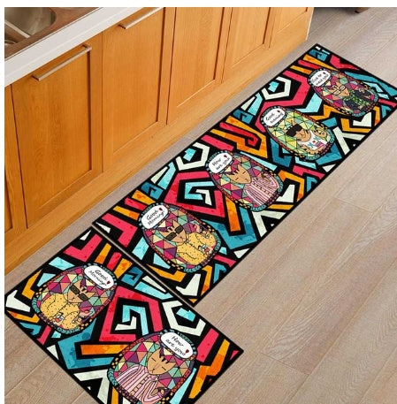 Deals Plus non-slip, oil-proof, household washable floor mats