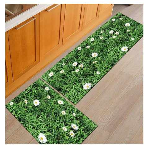 Deals Plus non-slip, oil-proof, household washable floor mats