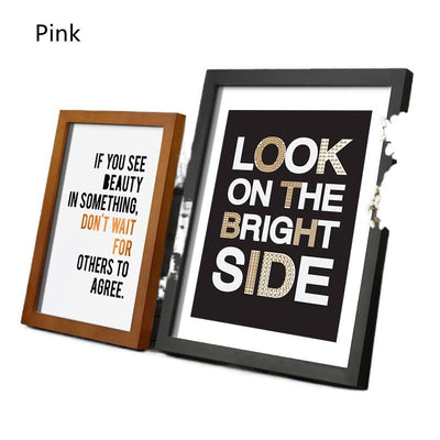 Deals Plus Motivational Wood Picture Frame Photo Frame