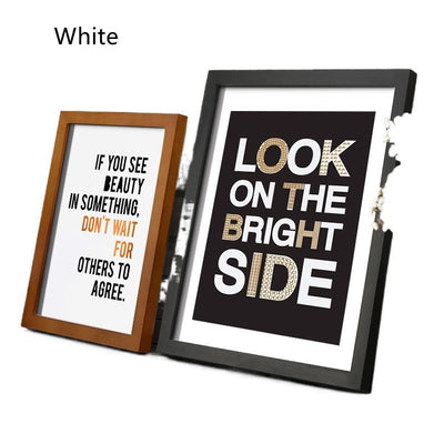 Deals Plus Motivational Wood Picture Frame Photo Frame