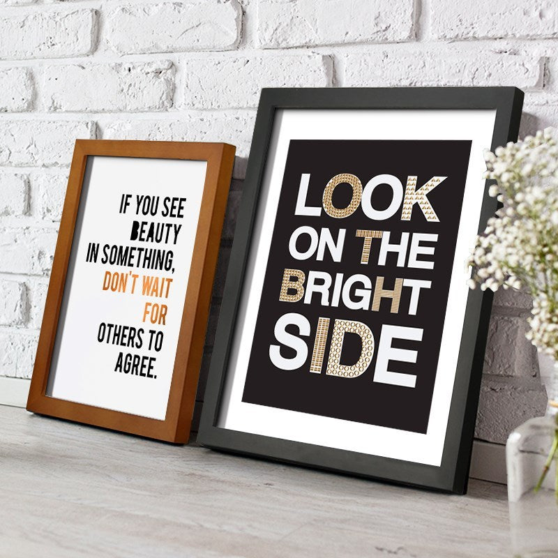 Deals Plus Motivational Wood Picture Frame Photo Frame