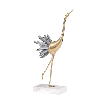 Deals Plus Crystal Crane Decoration