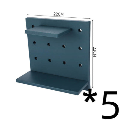 Deals Plus Household Plastic Hole Board Wall Shelves