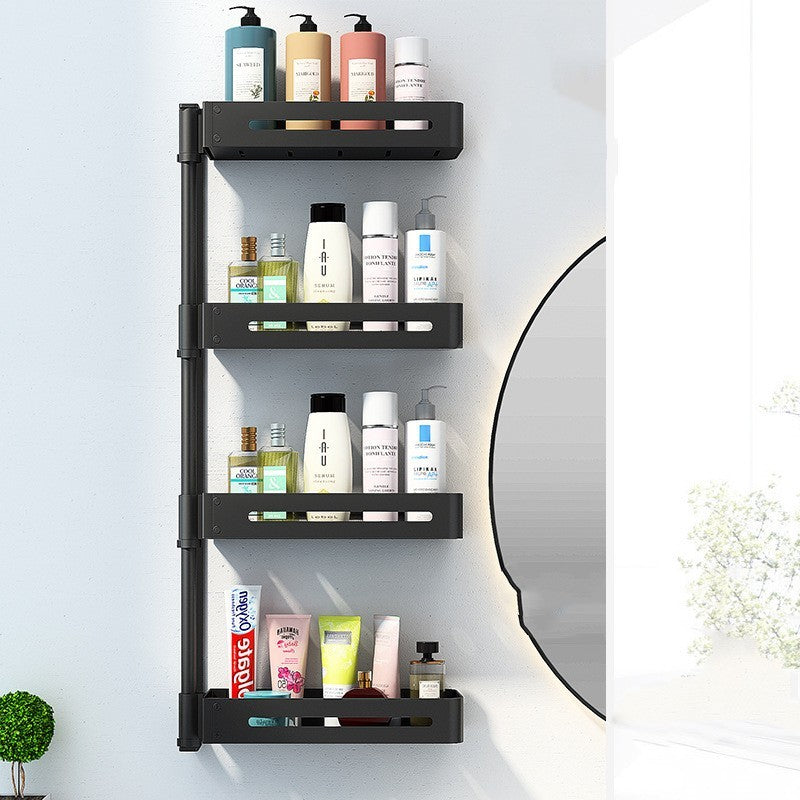 Deals Plus Scandinavian Bathroom Non-perforated Rotating Shelves