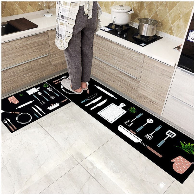 Deals Plus Kitchen Floor Mats, Long Oil-proof Foot Mats