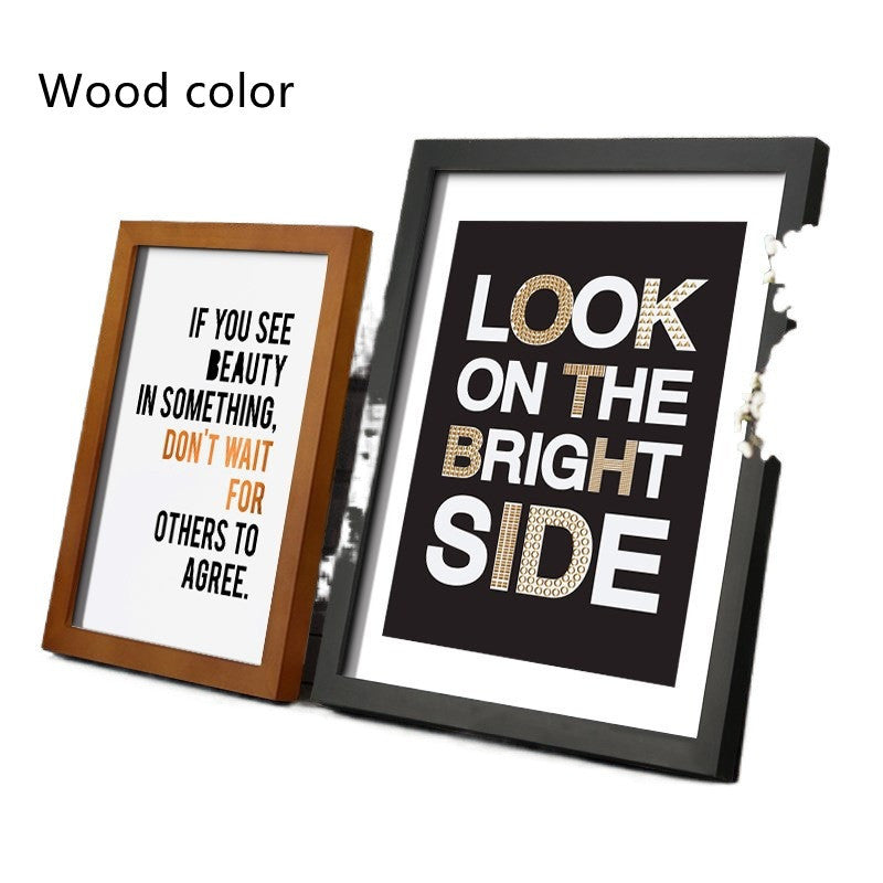 Deals Plus Motivational Wood Picture Frame Photo Frame