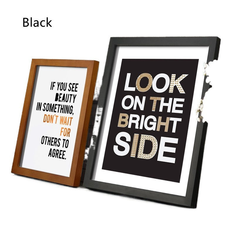 Deals Plus Motivational Wood Picture Frame Photo Frame